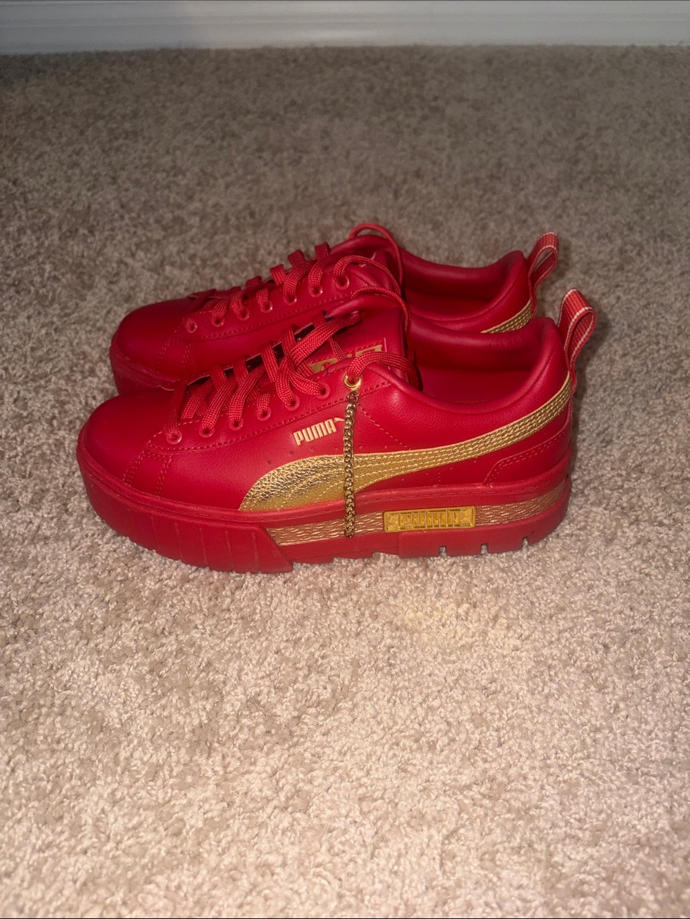Puma Red Sneakers- Puma Women's Mayze 'I Am Determined' Sneakers size 7.5